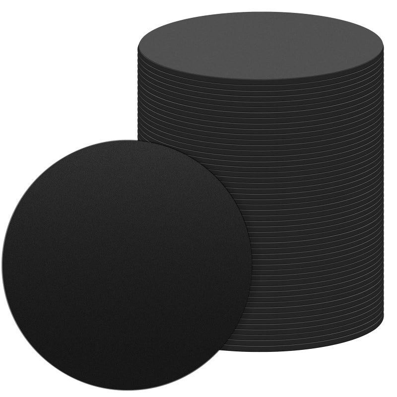 Haull 50 Pcs Billiard Pool Table Leg Shims 3"" Diameter Rubber Pool Table Leveler Pool Table Shims Pool Table Foot Pads - Image 1
